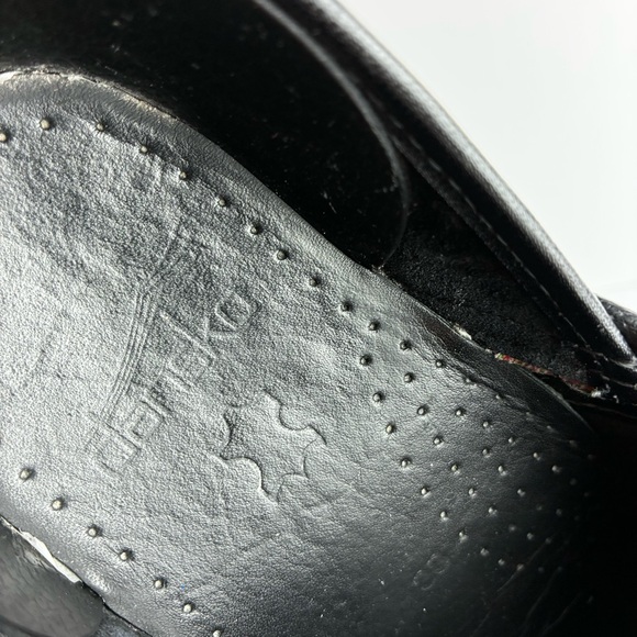 Dansko Black Floral Embroidered Tapestry Clogs, Sz 38 - Picture 7 of 9